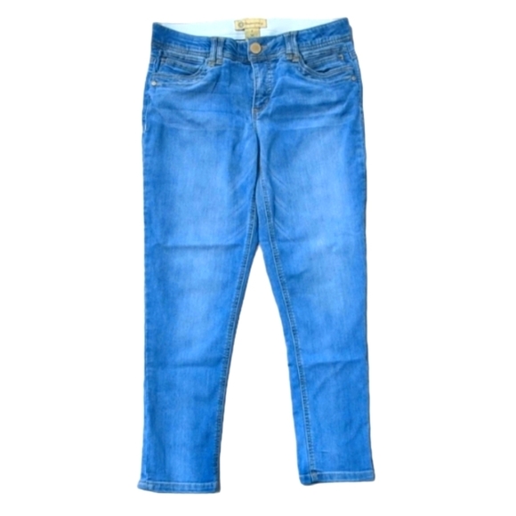 Democracy Denim - Democracy AB Technology Stretch Denim Button Fly Skinny Jeans Pockets Size 8
